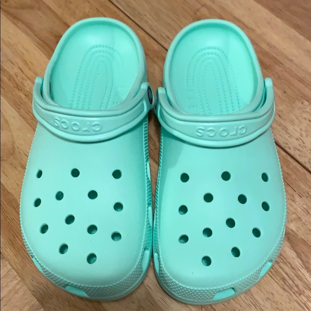 Mint Crocs